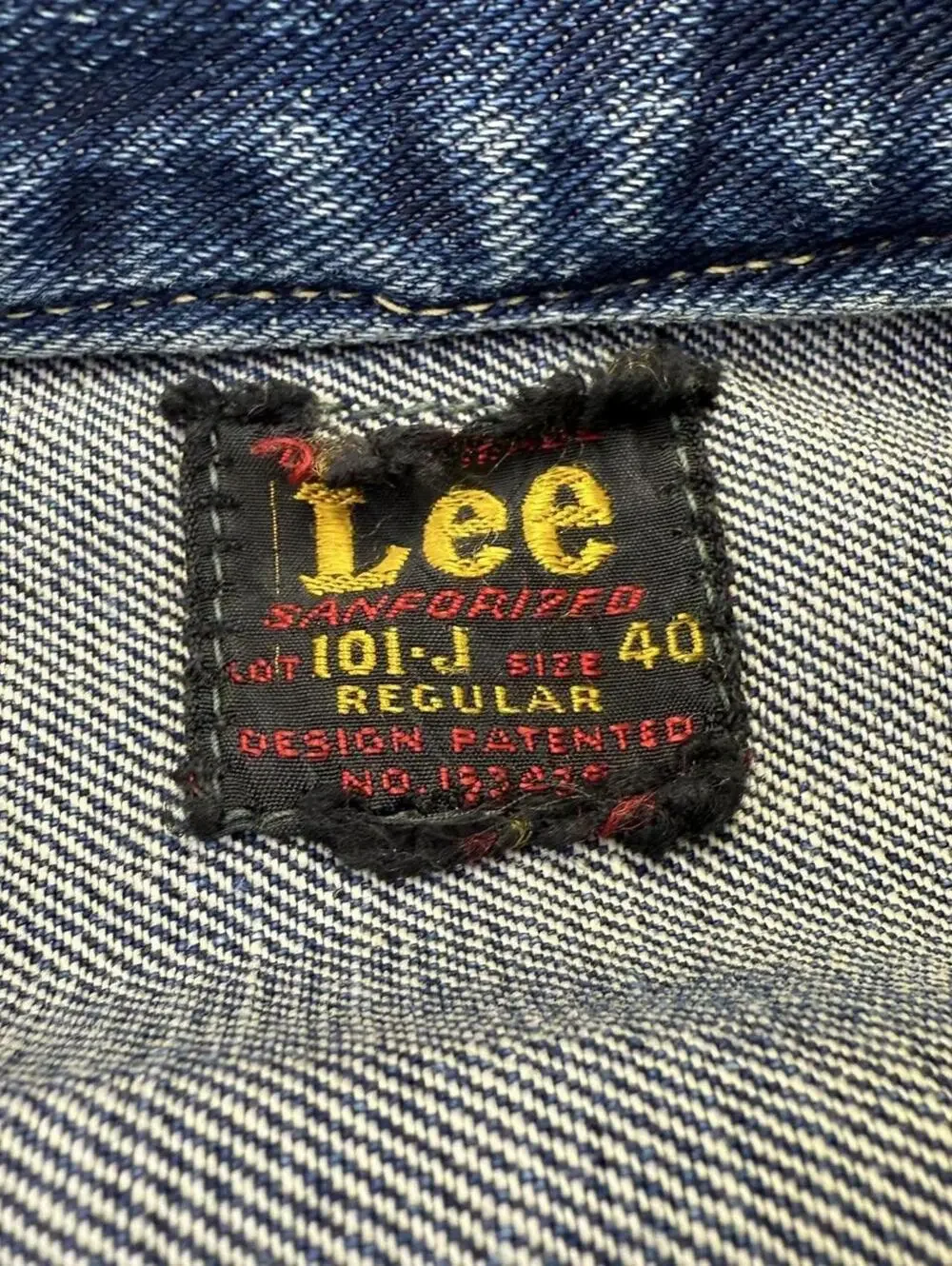Vintage RARE 1950’s Lee 101-J Denim Jacket w/ Red Tag